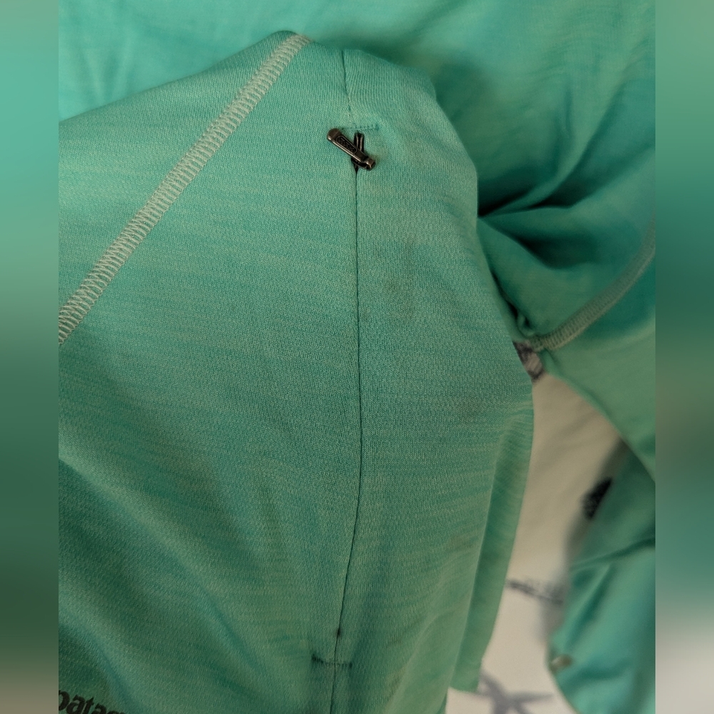 Patagonia Sunshade Hoody Well Loved Teal Size Large - Picture 5 of 7